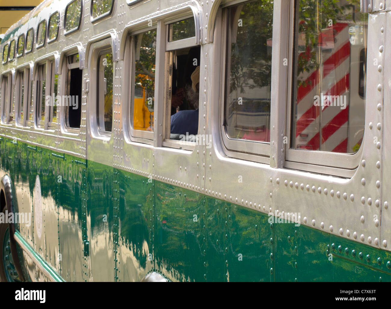 New York Transit Museum bus Stockfoto