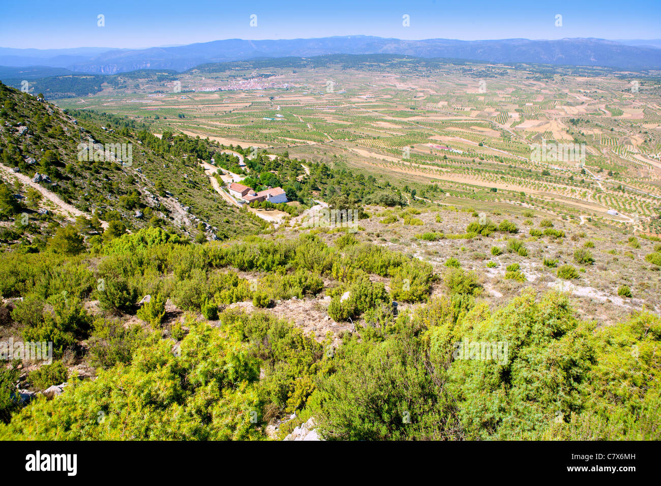 Aras de Los Olmos Tal in der Provinz Valencia Spanien Stockfoto