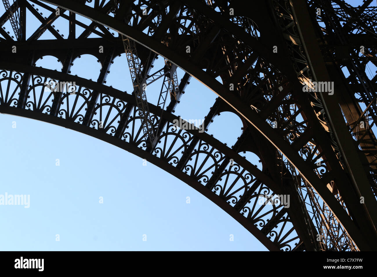 Eiffel Turm detail Stockfoto