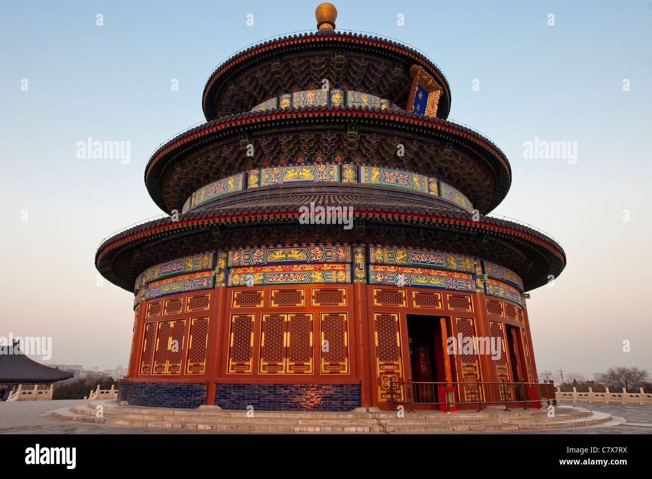 Halle des Gebetes, der Himmelstempel, Beijing Stockfoto