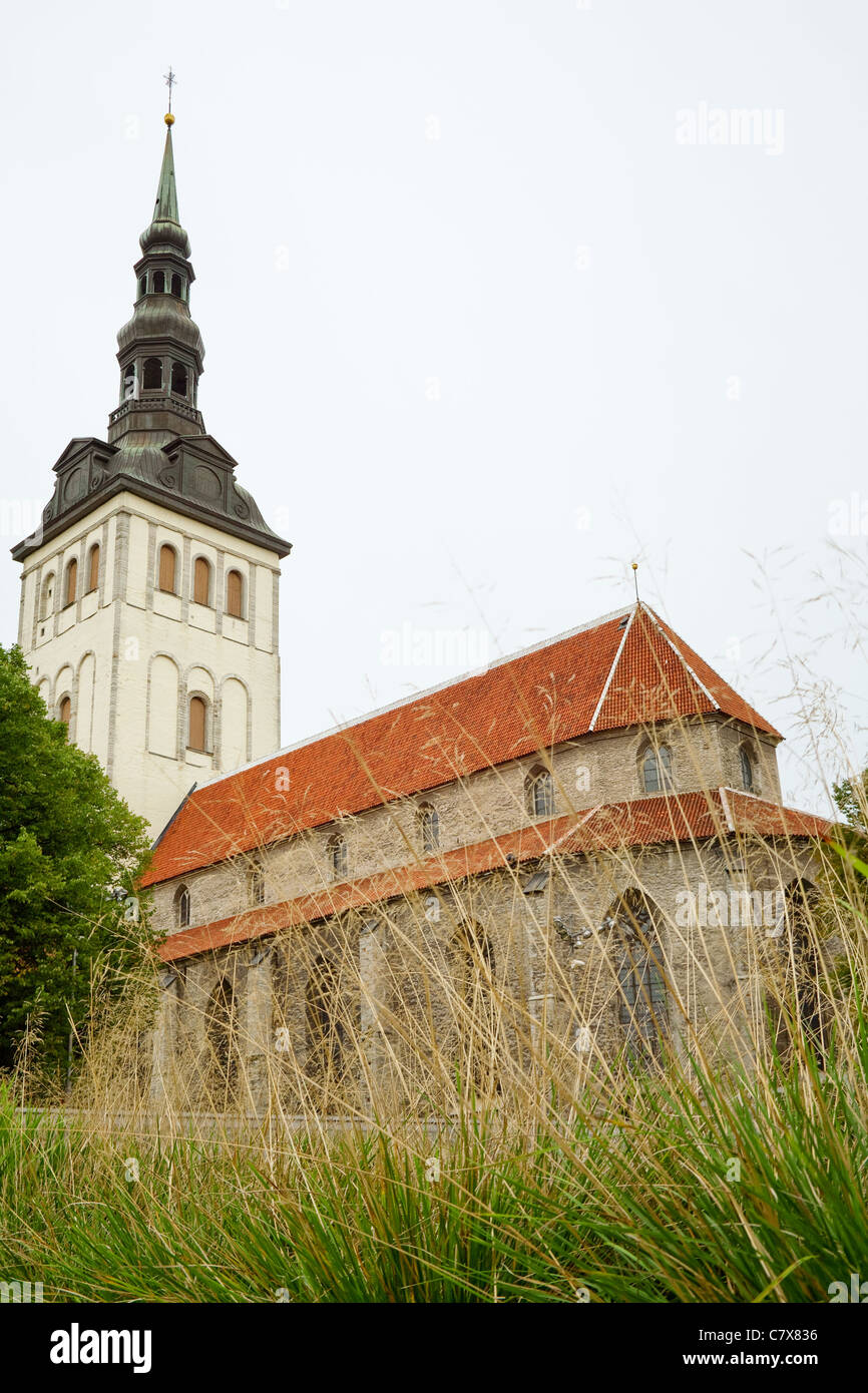 Niguliste Kirik. Tallinn, Estland Stockfoto