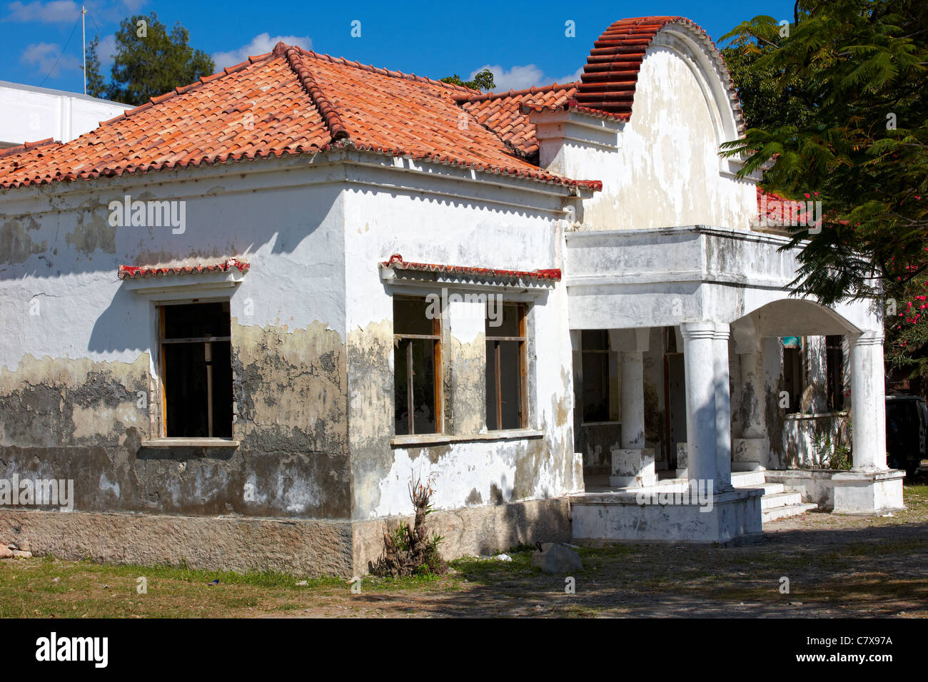 Portugiesisches Haus, Manatuto, Timor-Leste (Osttimor), Asien Stockfoto