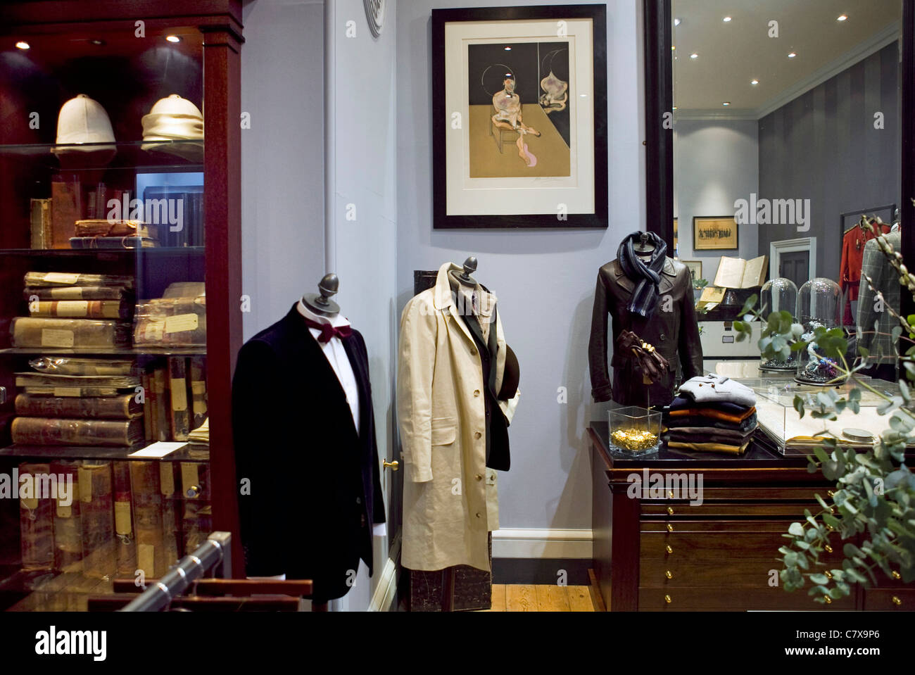 Gibt und Hawkes, Savile Row Stockfoto