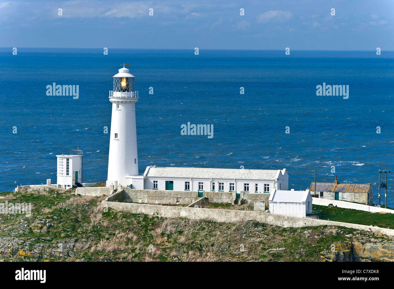 South Stack Leuchtturm. Stockfoto