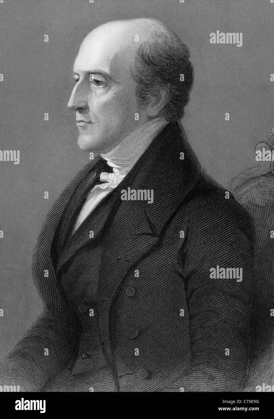 Thomas Langlois Lefroy (1776-1869) auf Gravur von 1800 s. Irisch-hugenottischen Politiker und Richter. Stockfoto