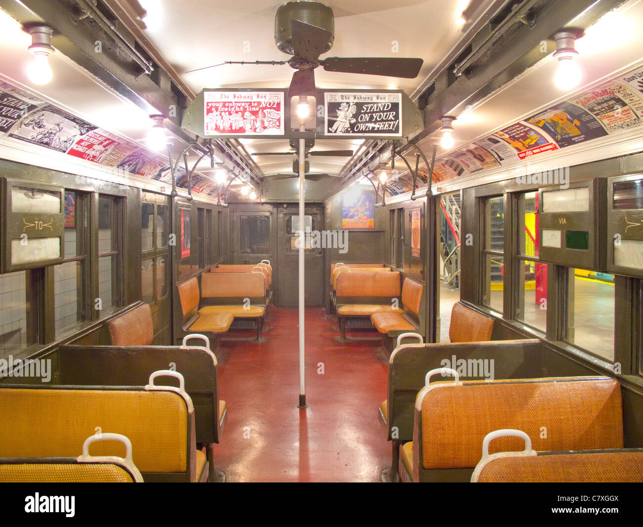 New York Transit Museum Galerie Stockfoto
