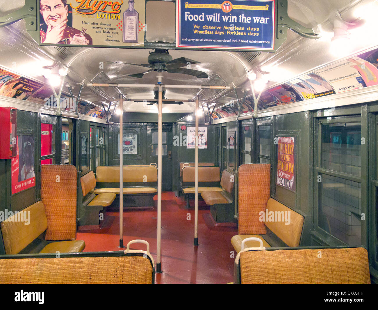 New York Transit Museum Galerie Stockfoto