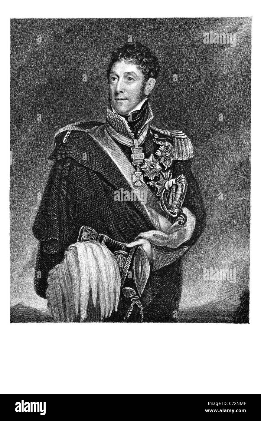 Feldmarschall Stapleton Cotton 1. Viscount Combermere 1773 1865 britische Heerführer Diplomat Politiker Oberst Stockfoto
