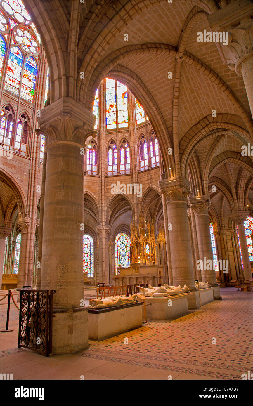 Paris - Saint-Denis Kathedrale Stockfoto