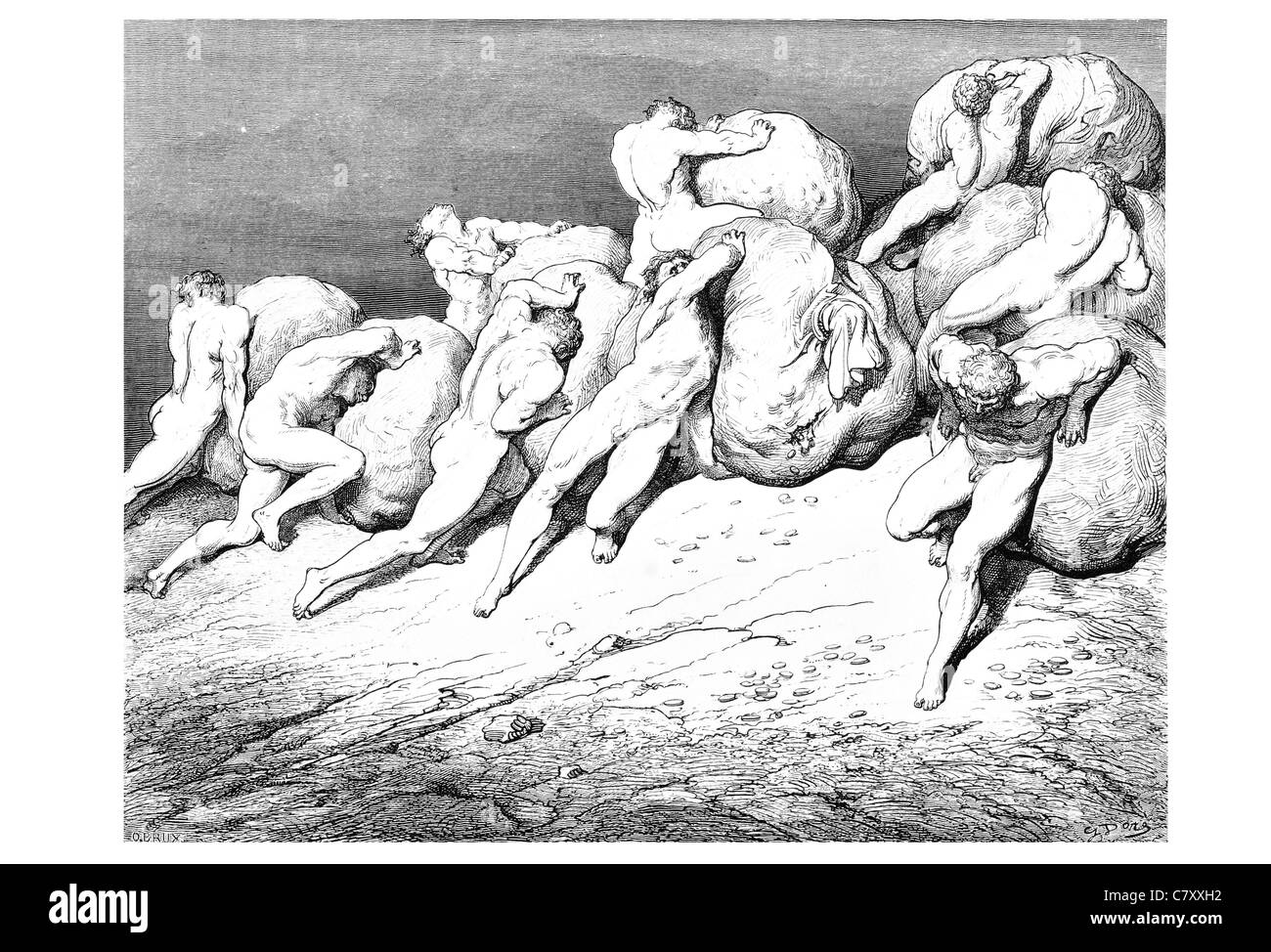 Nicht alles Gold, das im Mondschein oder schon einmal hat dieser Mühe getragen Seelen vielleicht Rest für einen Kauf Stockfoto