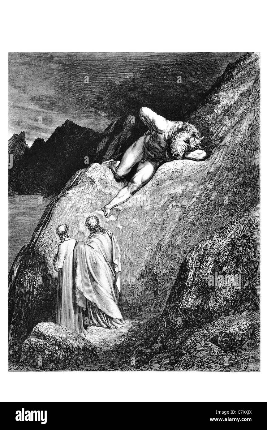 An Stelle des disparted Kamms gestreckt lag die Infamie der Crete verabscheute Brut der vorgetäuschten Kuh Minotaurus Hörner Horn Stockfoto