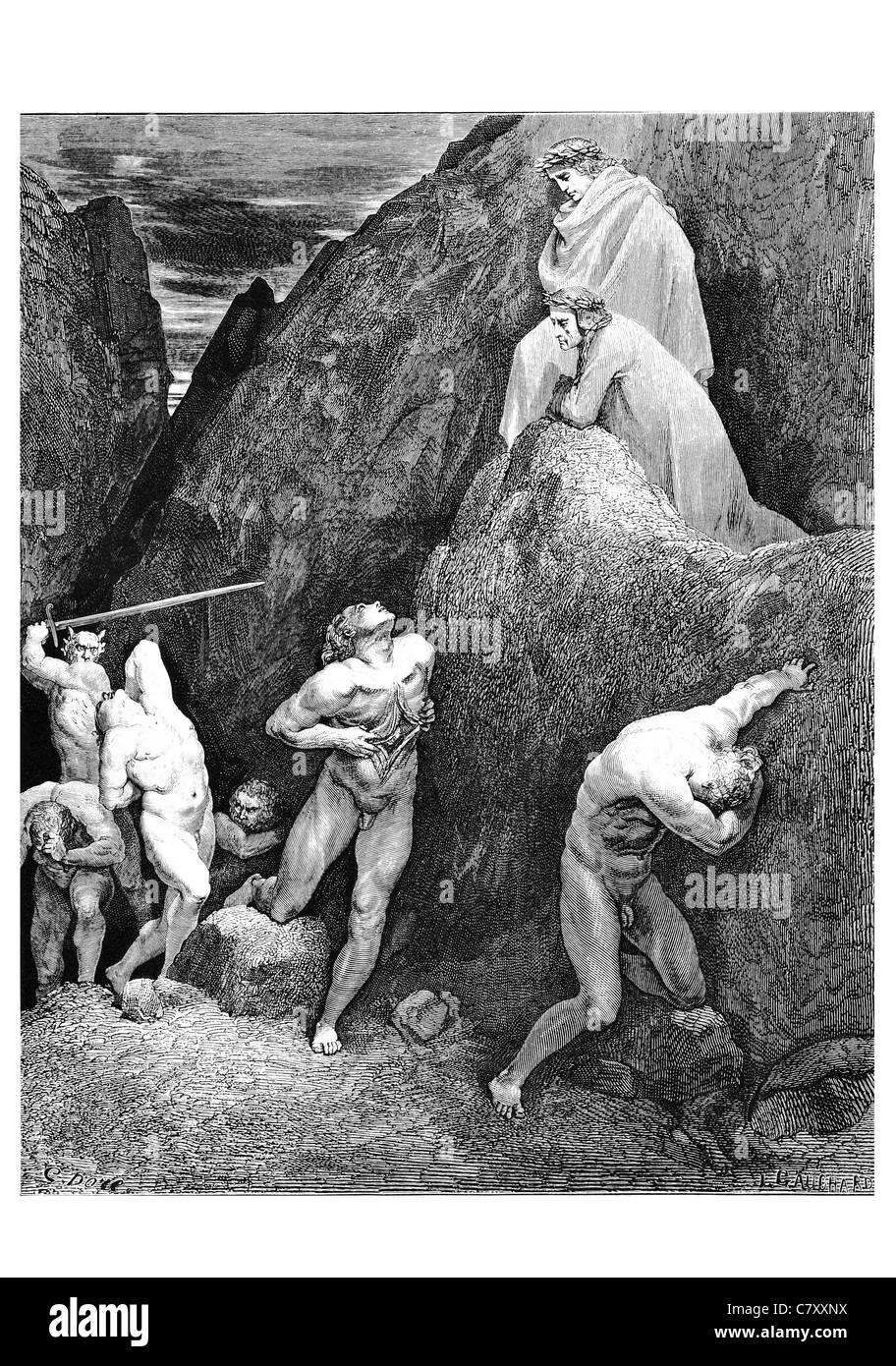 Jetzt Mark wie ich mich zerreißen Lo wie Mahomet verstümmelt gefoltert Folter Schwert Stockfoto