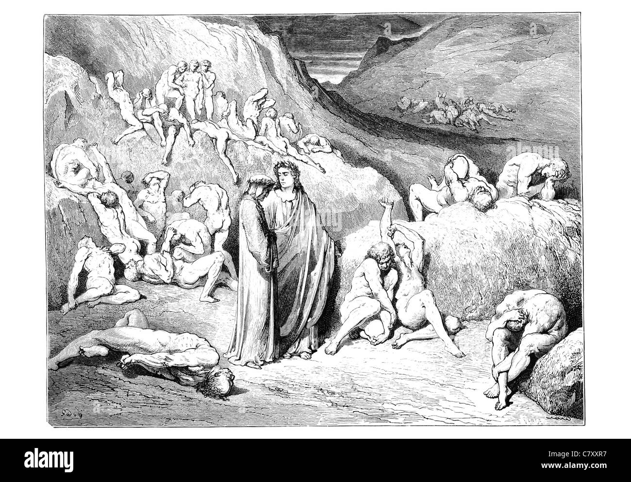 Die Kruste kam von der Unterseite in Flocken wie Schuppen abgekratzt von Brassen oder Fisch von breiteren Mail gezogen Stockfoto