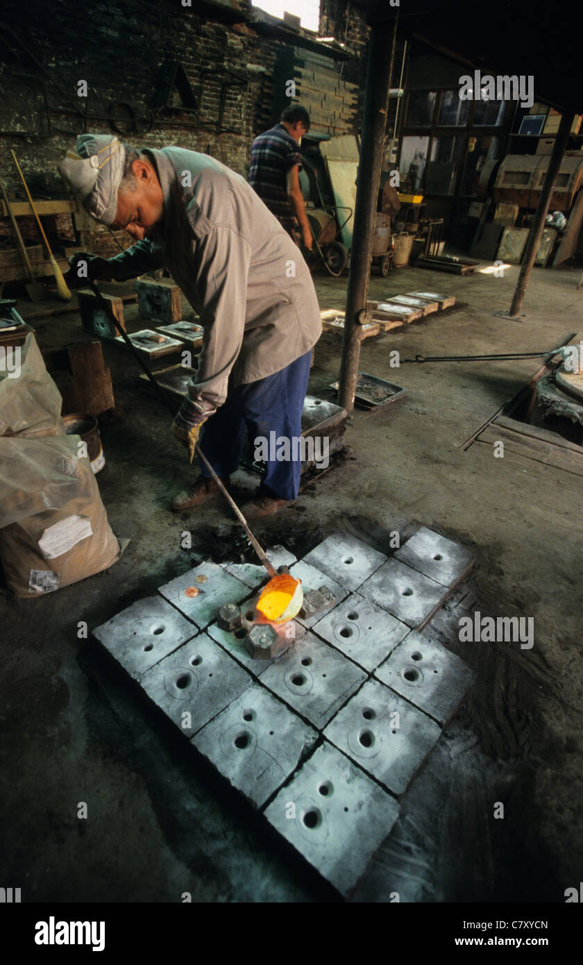 Italien, Venedig. Valese Gießerei Stockfoto