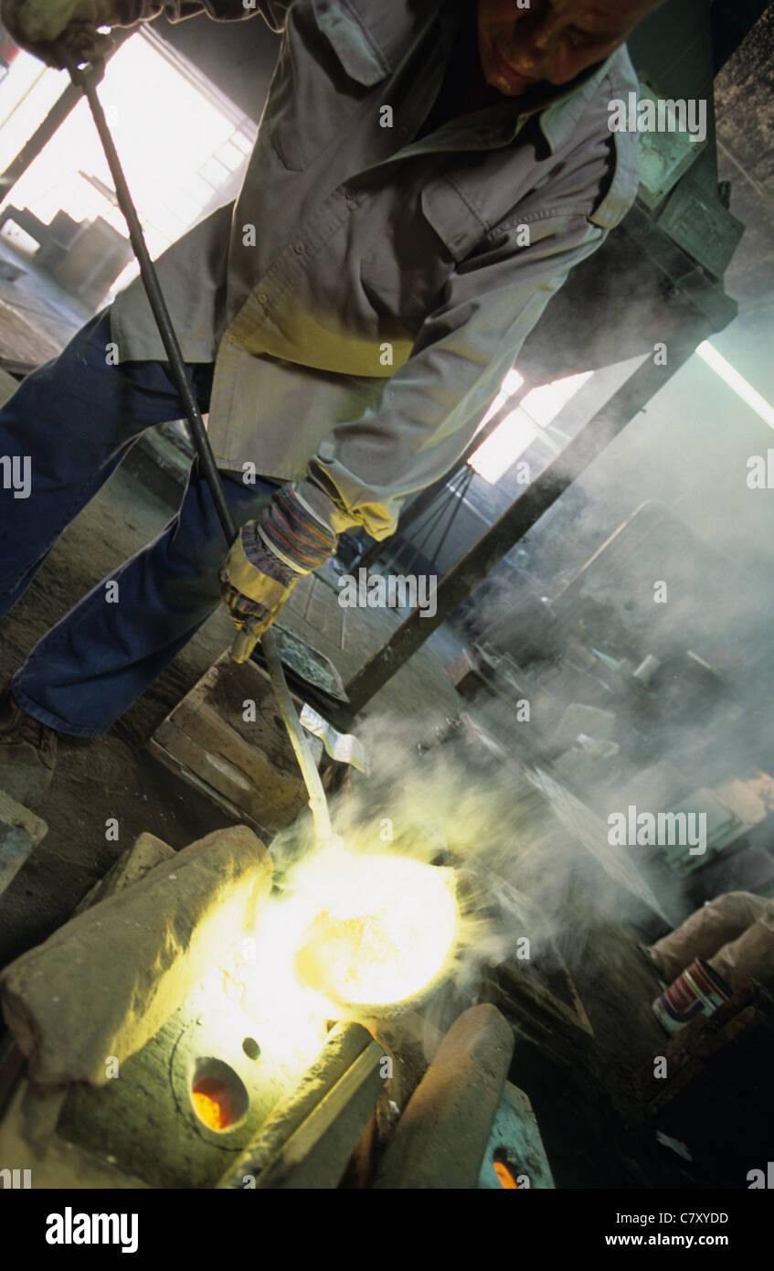 Italien, Venedig. Valese Gießerei Stockfoto