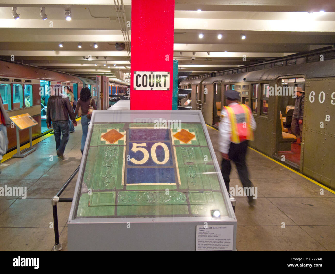 New York Transit Museum Galerie Stockfoto