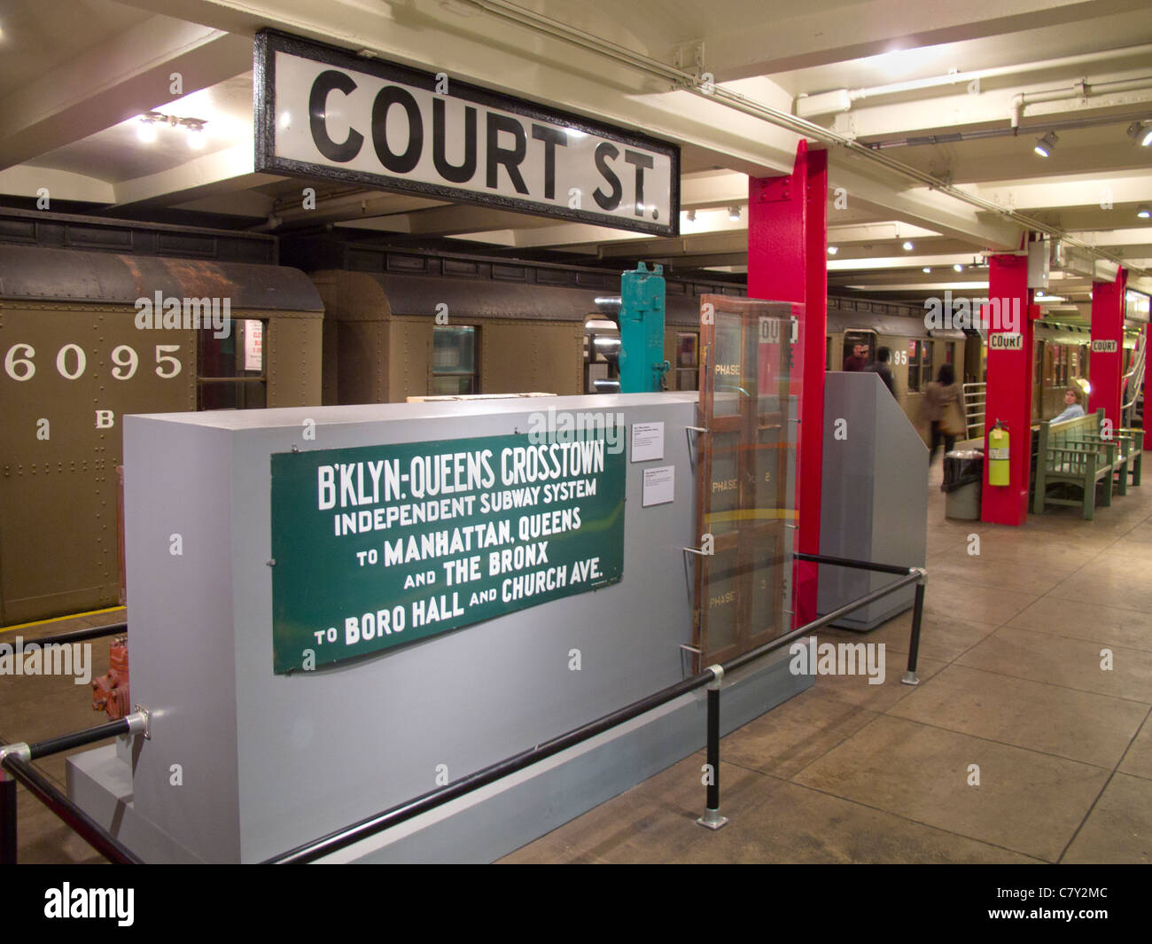 New York Transit Museum Galerie Stockfoto