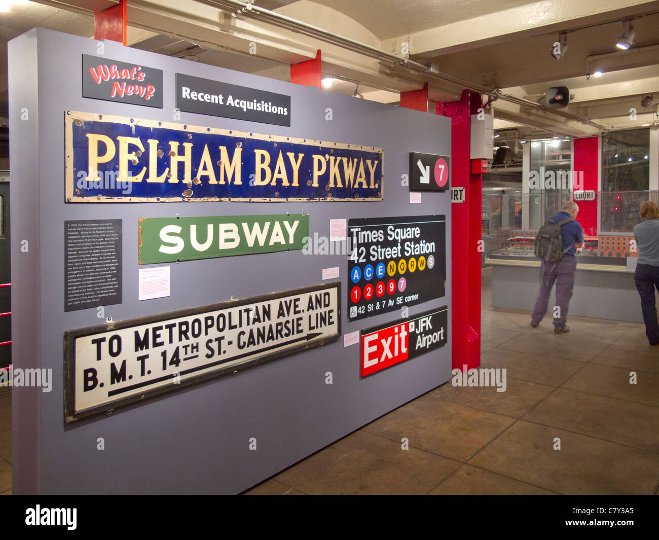 New York Transit Museum Galerie NYC Stockfoto
