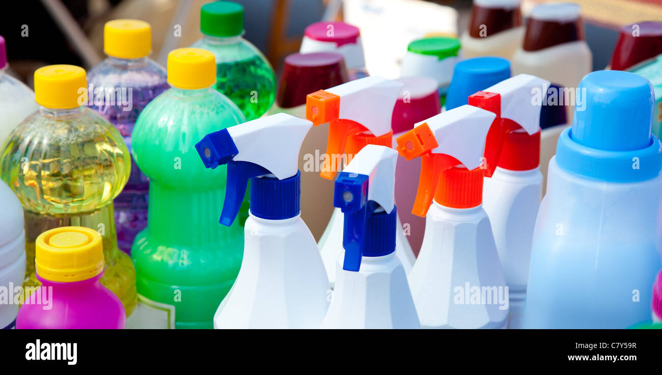 chemische Produkte Stockfoto