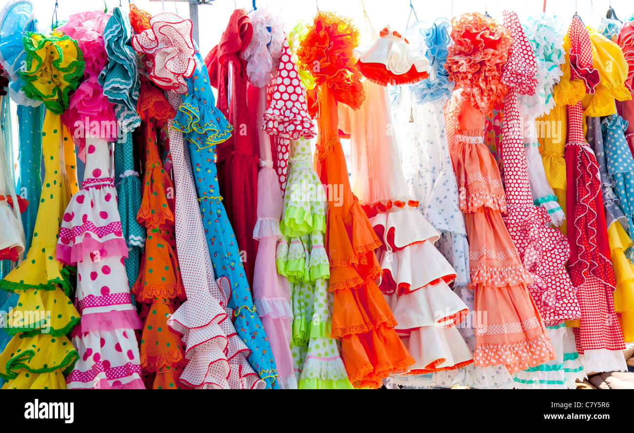 andalusische Drees Hintergrund Stockfoto