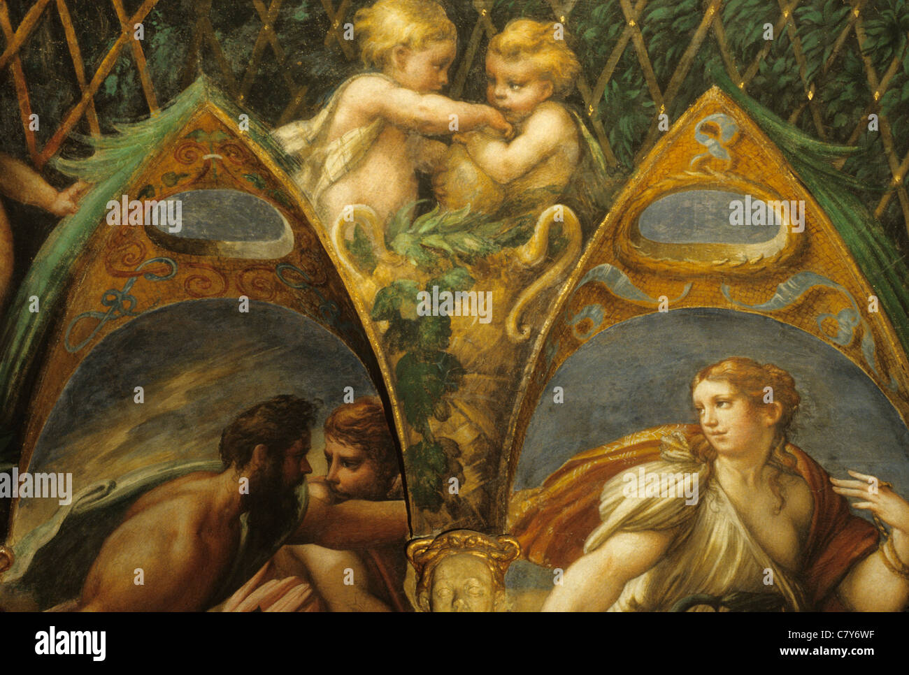 Italien, Emilia Romagna, Werke, das Schloss zu malen, der die Parmigianino Stockfoto