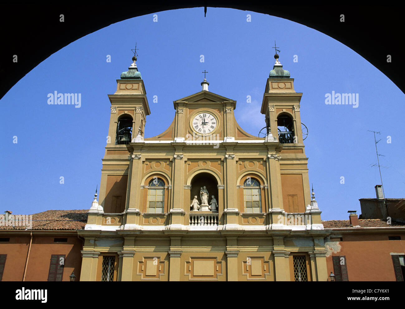 Emilia-Romagna, Guastalla. Die Kathedrale Stockfoto