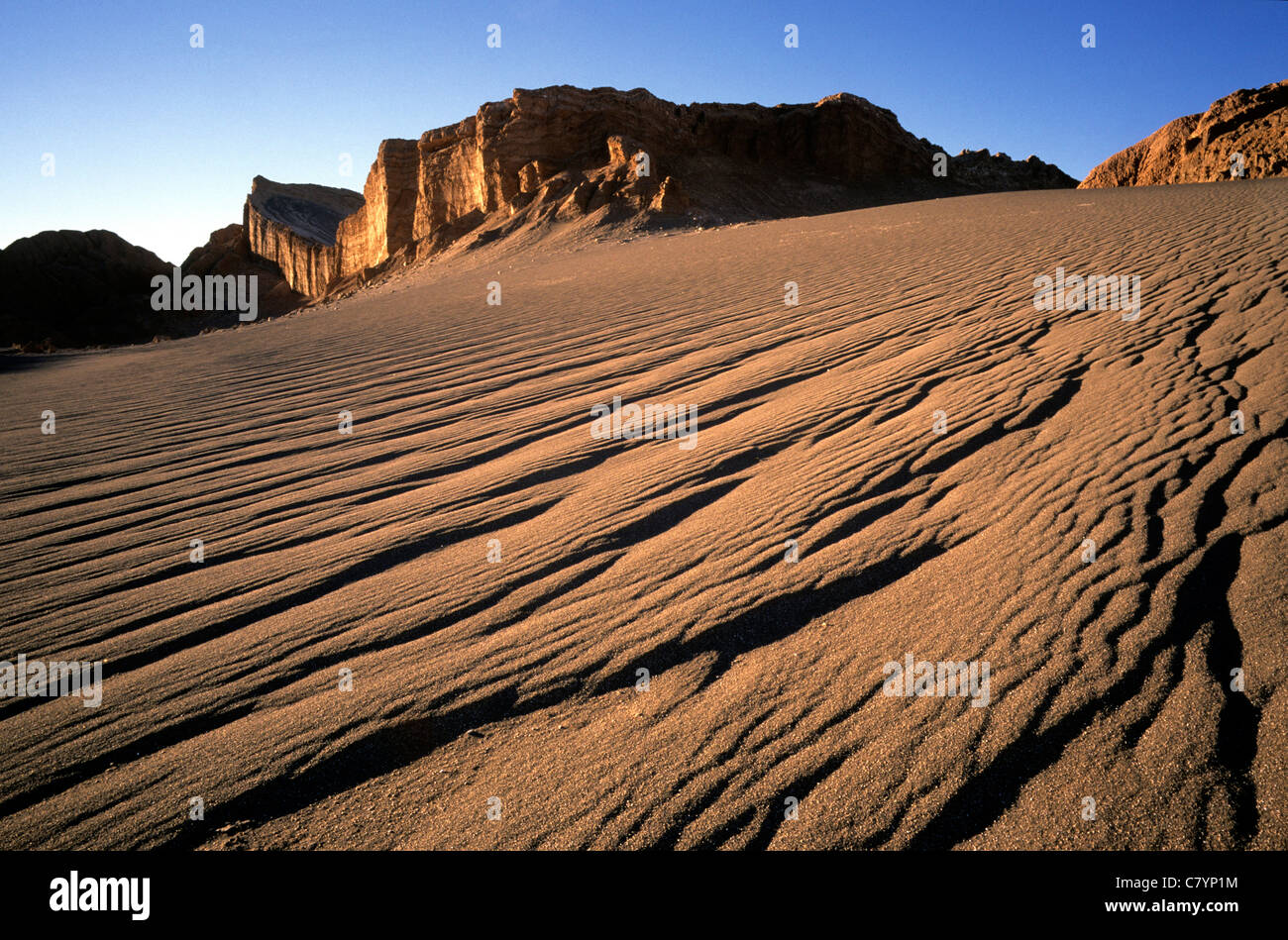Chile, San Pedro de Acatama, Tal des Mondes Stockfoto