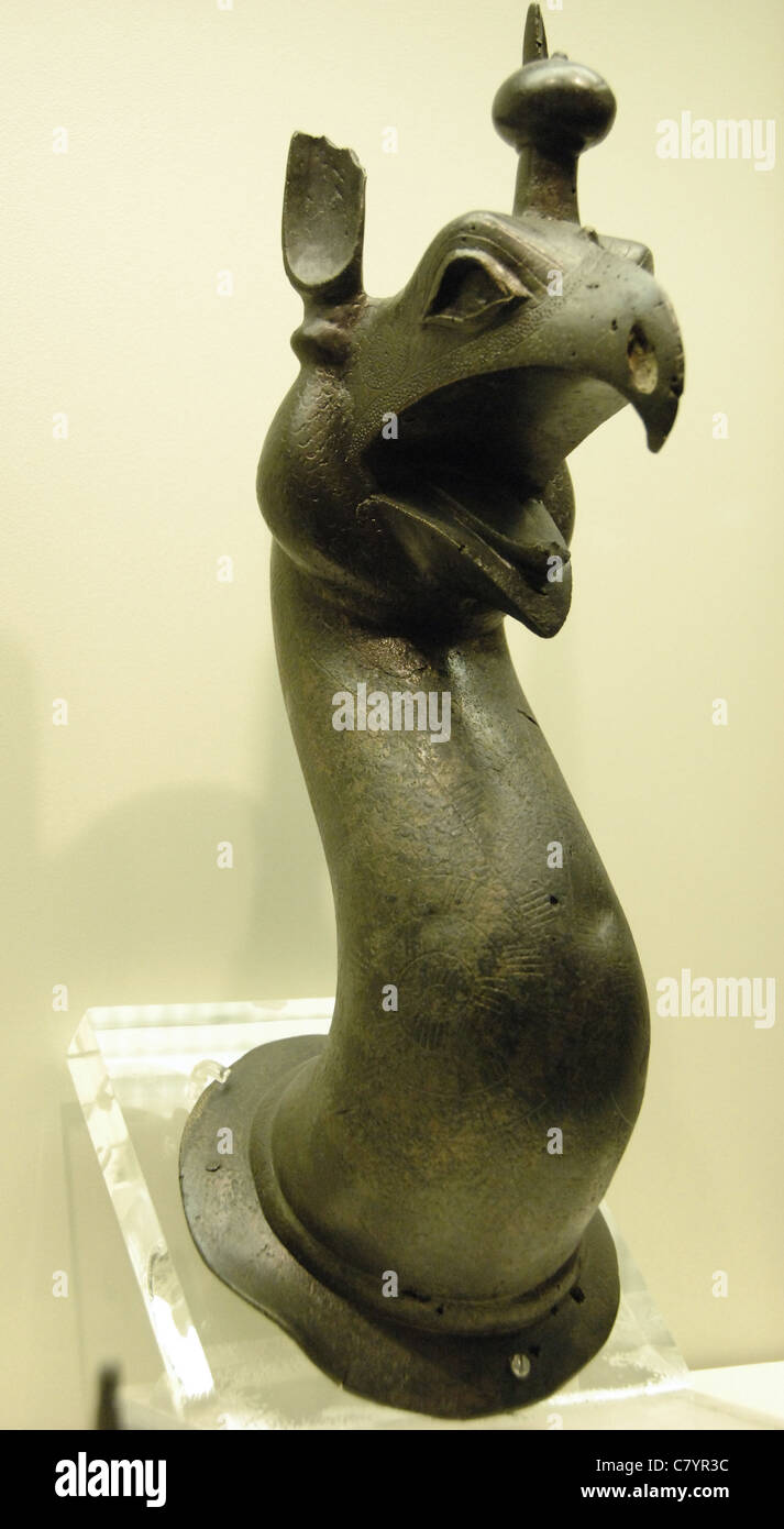 Griechische Kunst. Archaischen Zeitalter. Bronze Greif. Zweiten Sie Hälfte des 7. Jahrhunderts, frühen 6. Jahrhundert BC. Stockfoto
