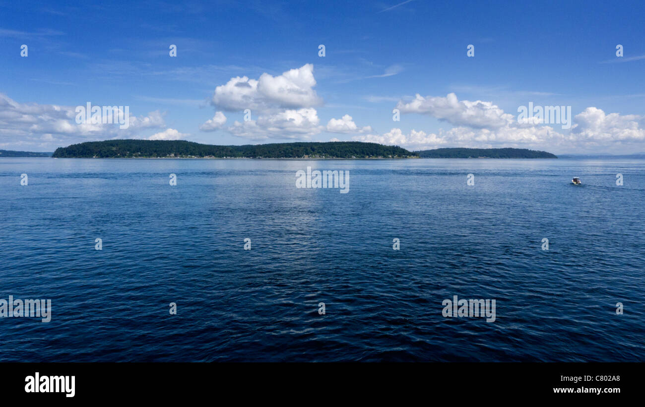 Vashon Island über den Puget Sound in der Nähe von Seattle, Washington, USA Stockfoto