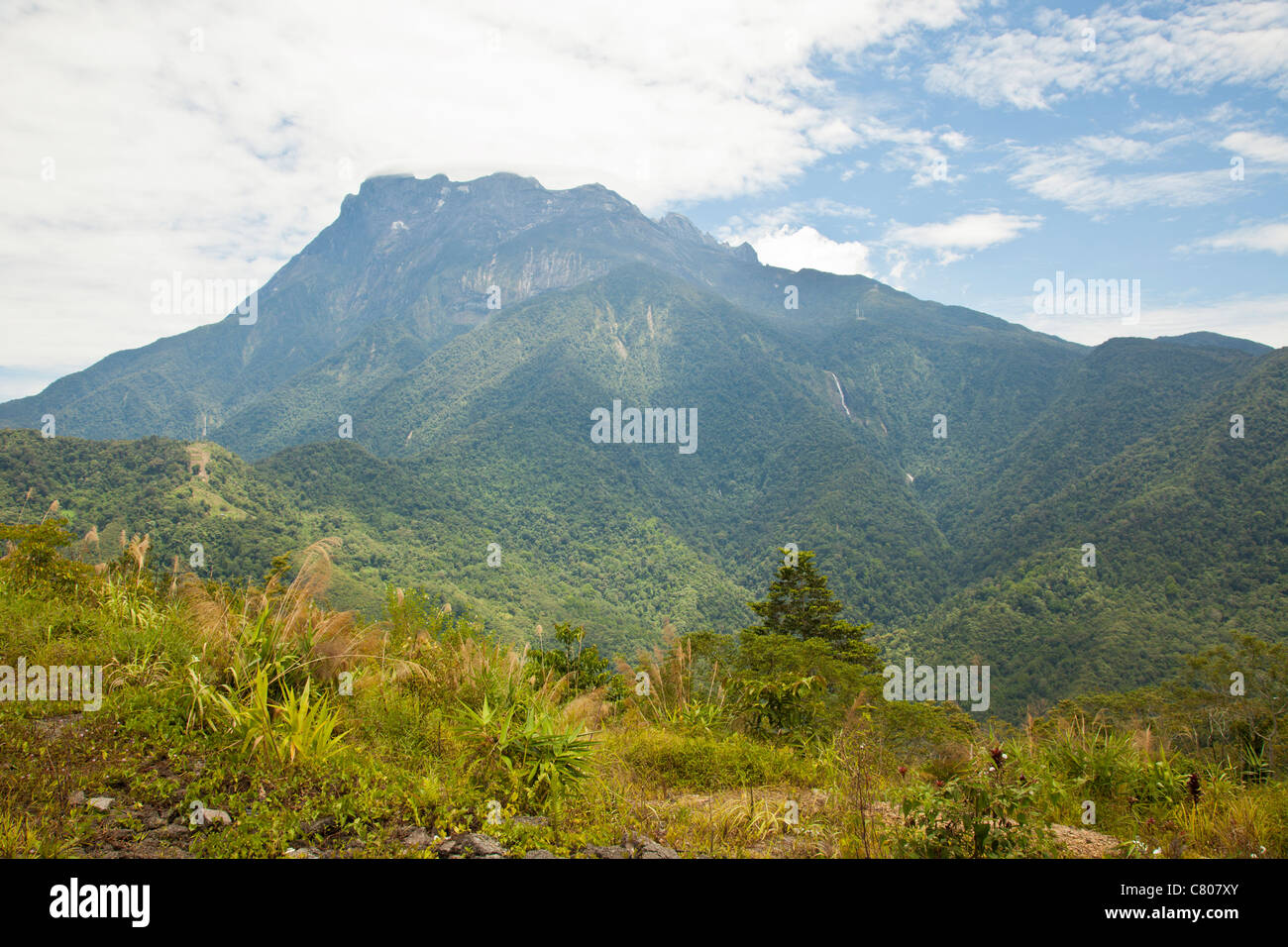 Mount Kinabalu, der höchste Berg im Südosten Asai, Sabah, Malaysia Borneo Stockfoto