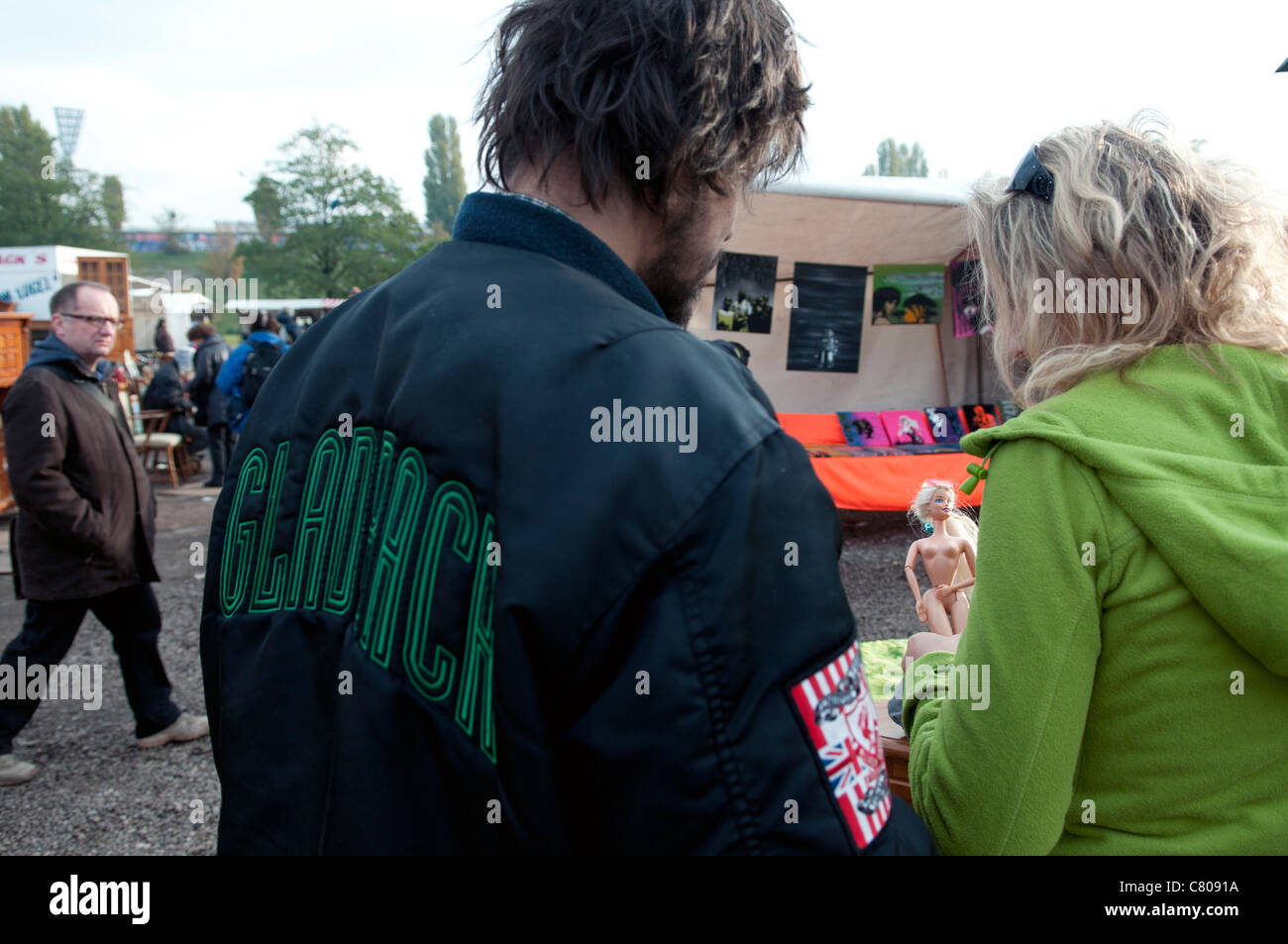Barby Puppe Mauer Park Stockfoto