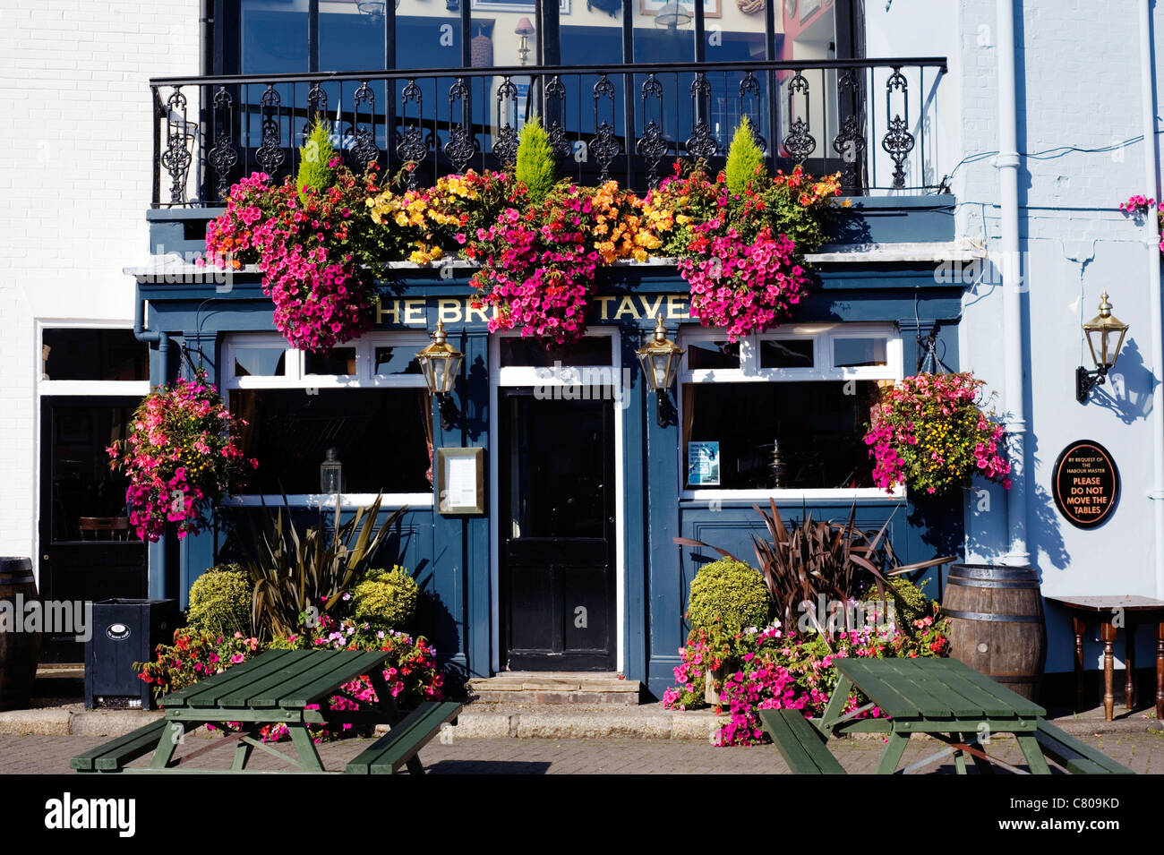 traditionelle Gastwirtschaft der Brücke-Taverne im alten Portsmouth England uk Stockfoto