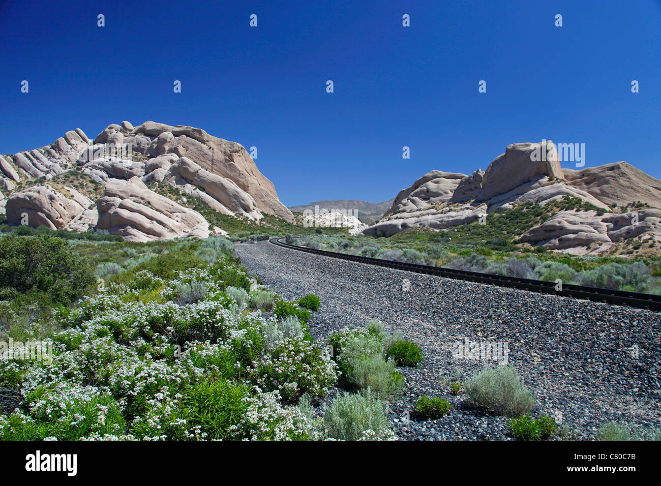 Mormonen Felsen Cajon Pass Kalifornien USA Stockfoto