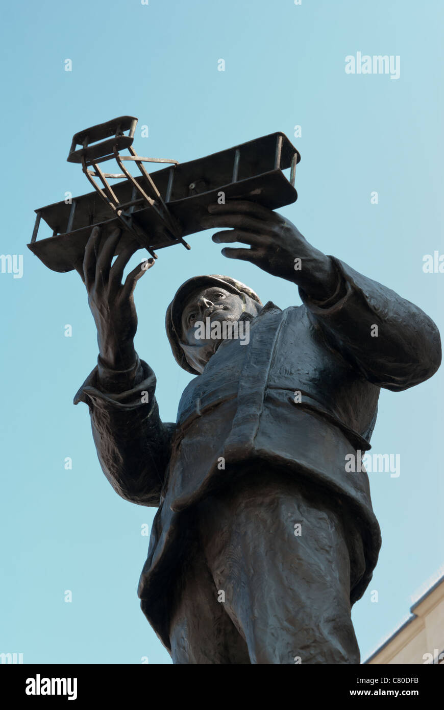 Statue von Charkes Stewart rollt in Monmouth Stockfoto