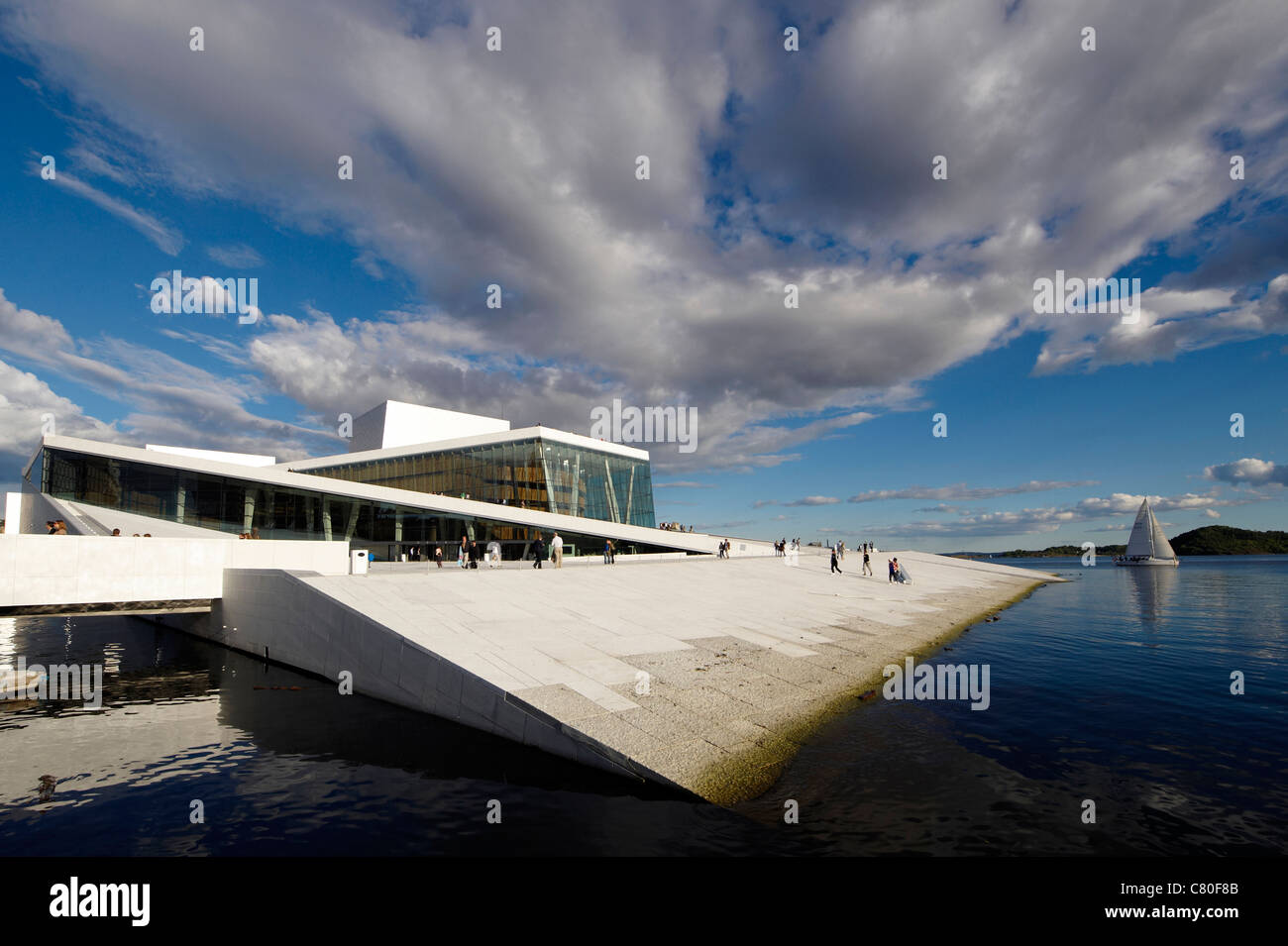 Norwegen, Oslo, Opernhaus Stockfoto