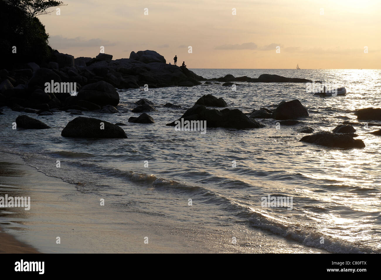 Thailand, Phuket, Laem Sing Beach Stockfoto