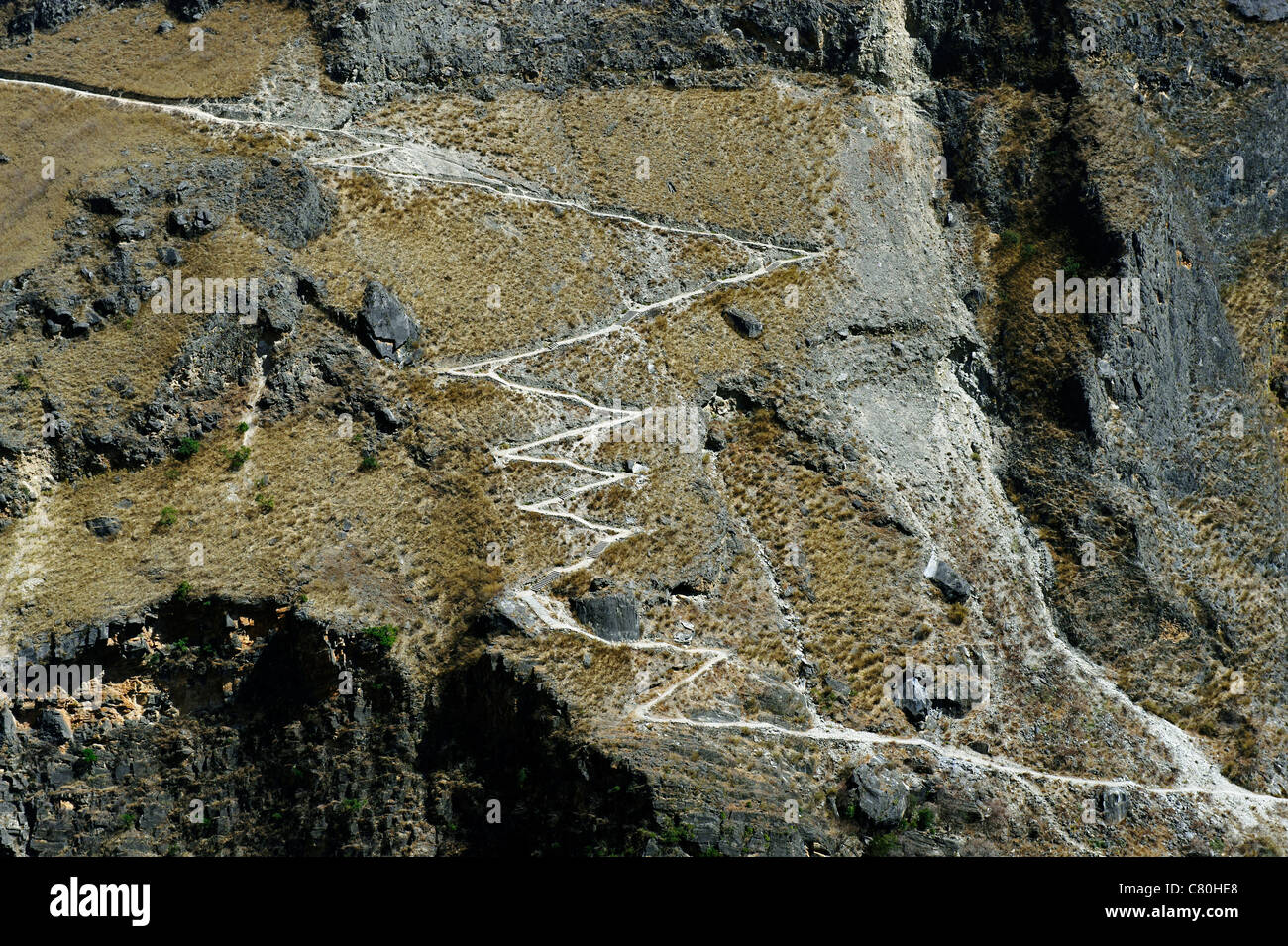 China, Provinz Yunnan, Tiger Sprung Schlucht Stockfoto
