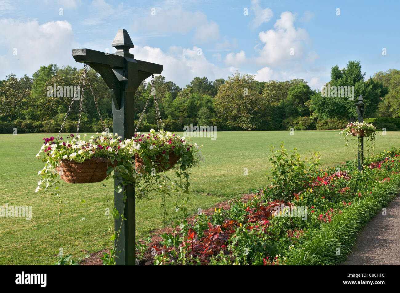 Alabama, Theodore, Bellingrath Gardens und Haus, große Liegewiese Stockfoto