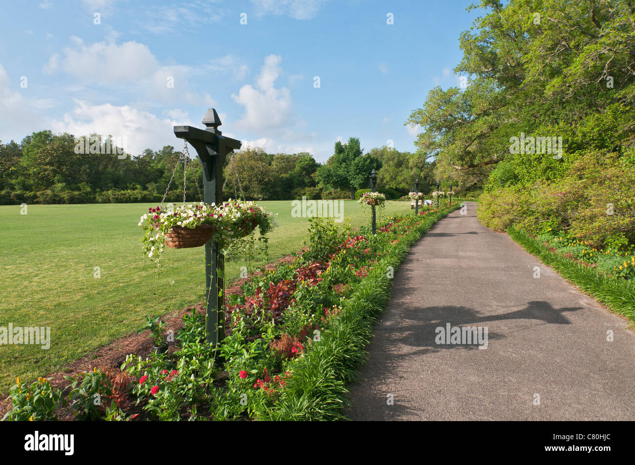 Alabama, Theodore, Bellingrath Gardens und Haus, große Liegewiese Stockfoto