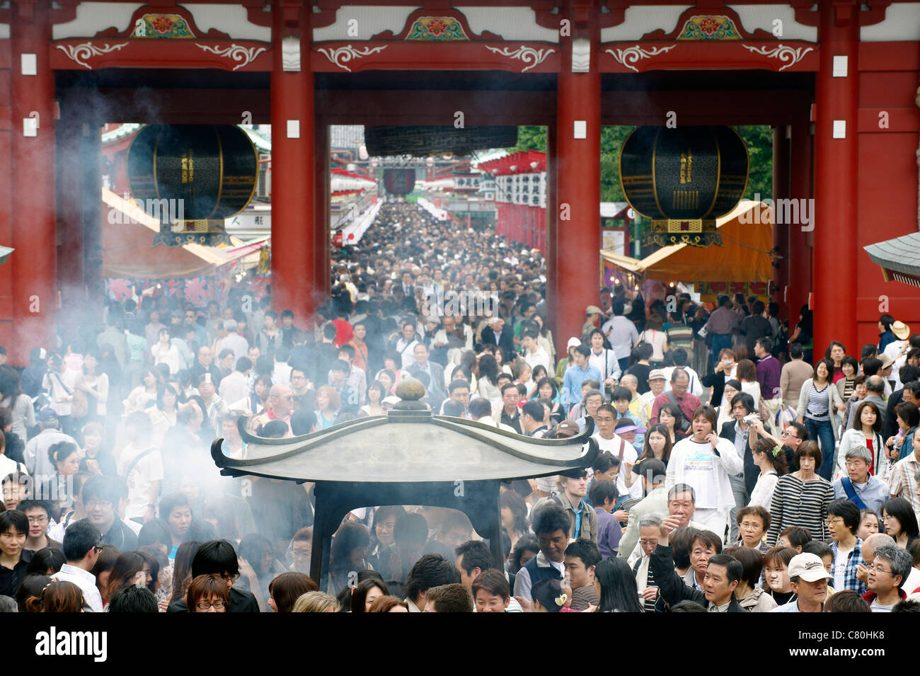 Japan, Tokyo, Asakusa, Sensoji-Tempel Stockfoto