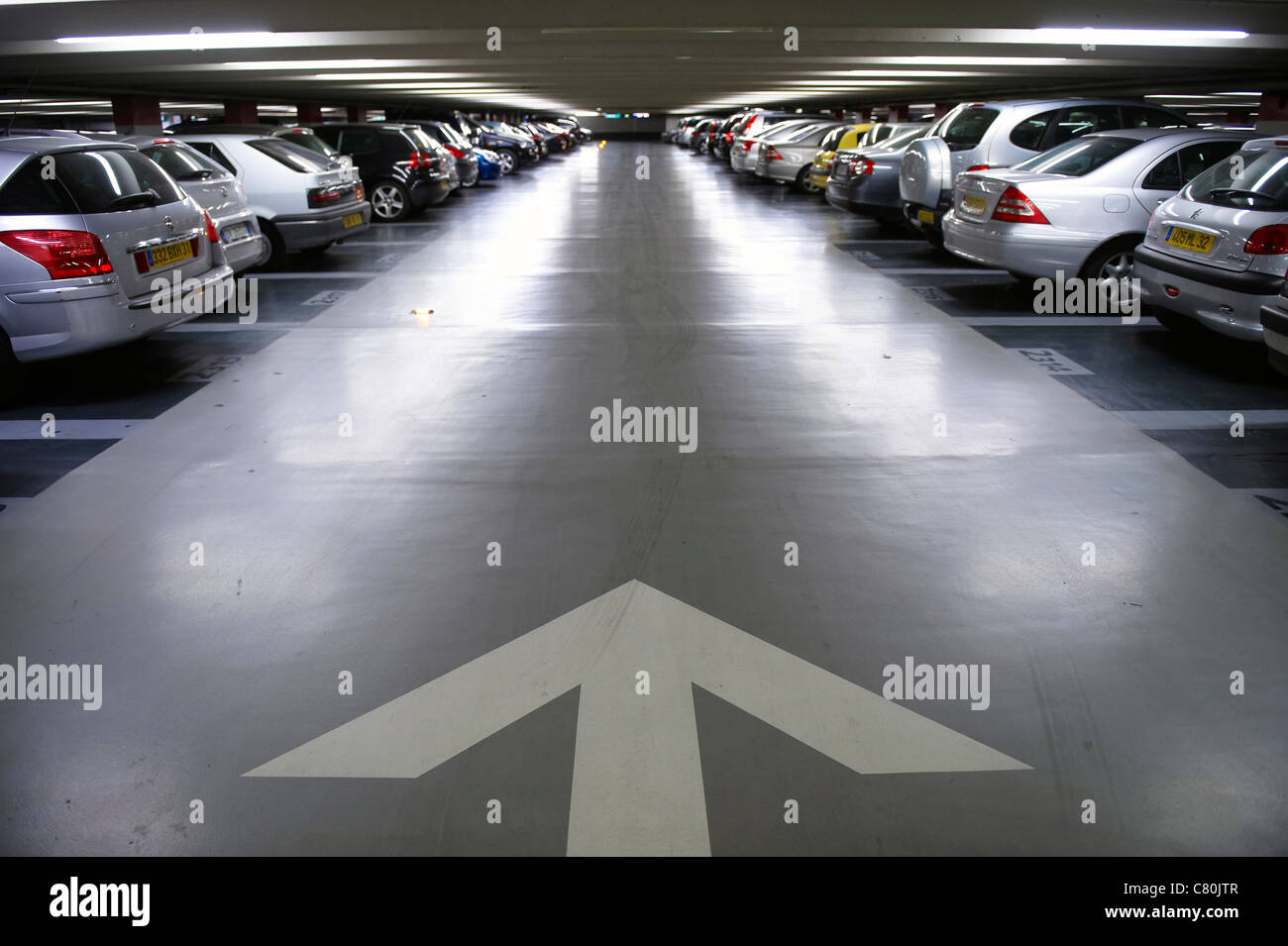 Frankreich, Midi-Pyrenäen, Haute Garonne, Toulouse, Capitole Parkplatz Stockfoto