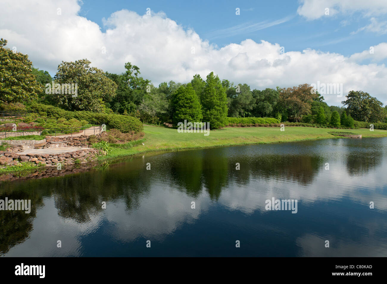 Alabama, Theodore, Bellingrath Gardens und Home, Mirror Lake Stockfoto