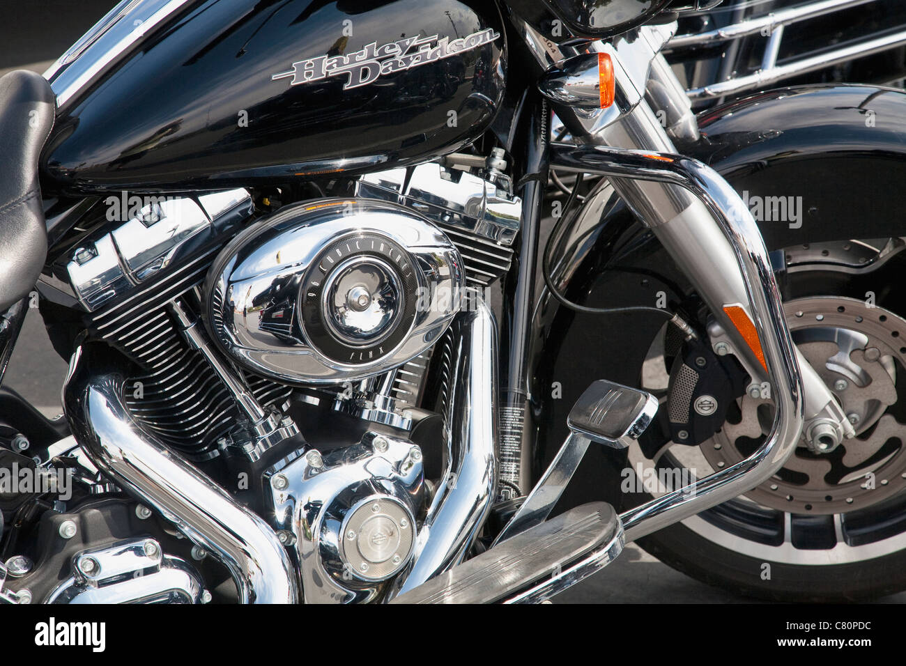 Harley Davidson Motorrad Stockfoto