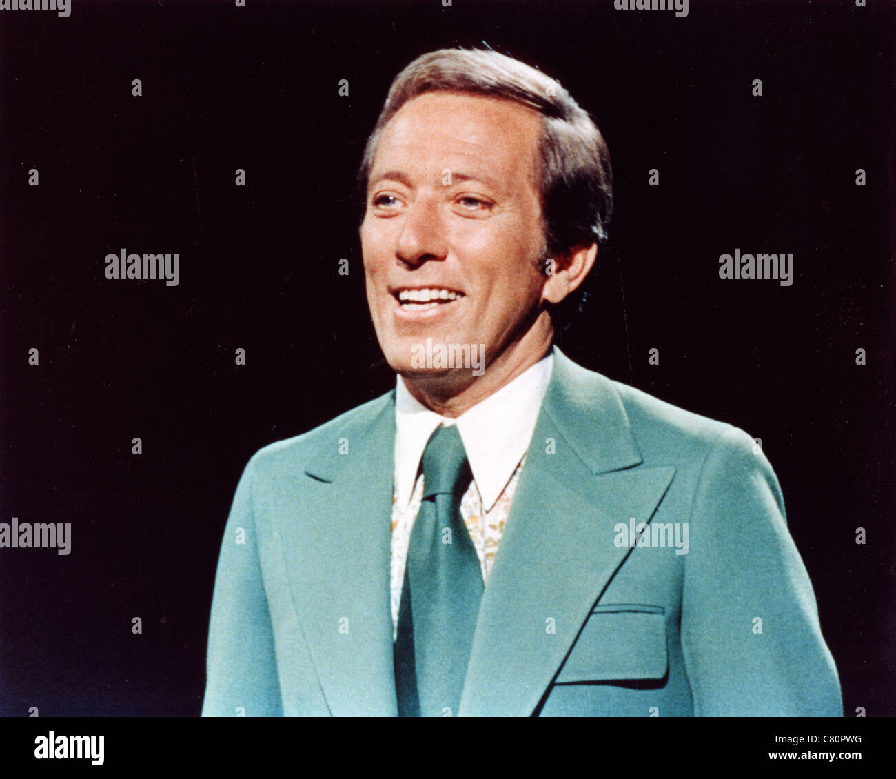 ANDY WILLIAMS uns Sänger um 1970 Stockfoto