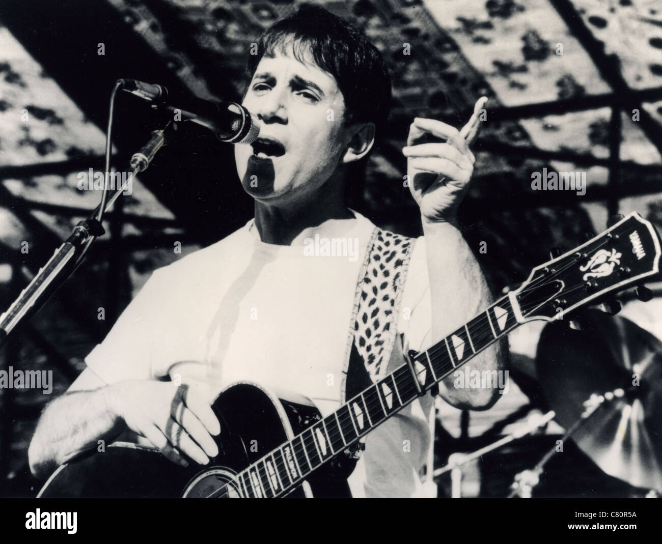 PAUL SIMON US Musiker über 1975 Stockfoto