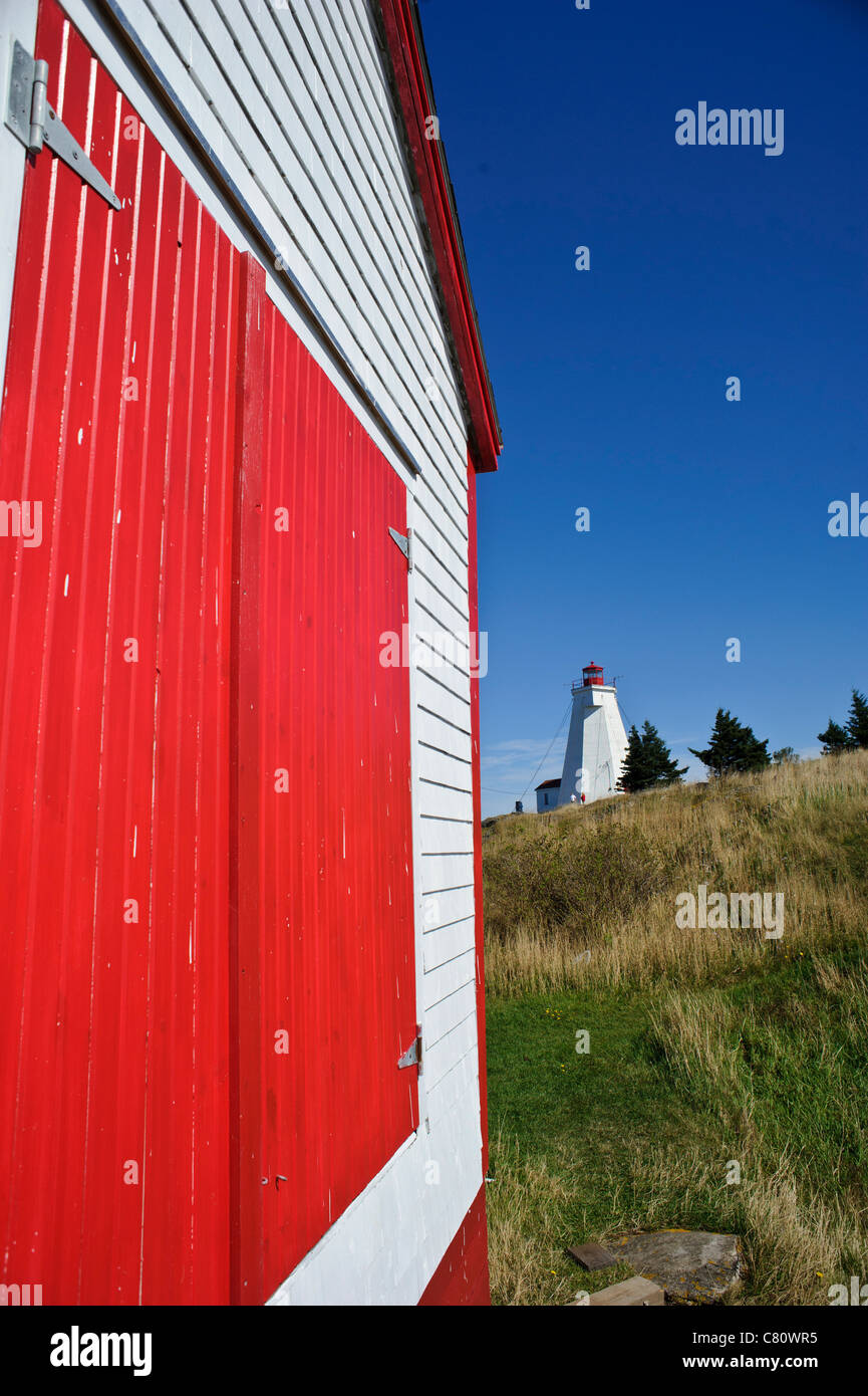 Angeln Shack auf Grand Manan Island New Brunswick Stockfoto