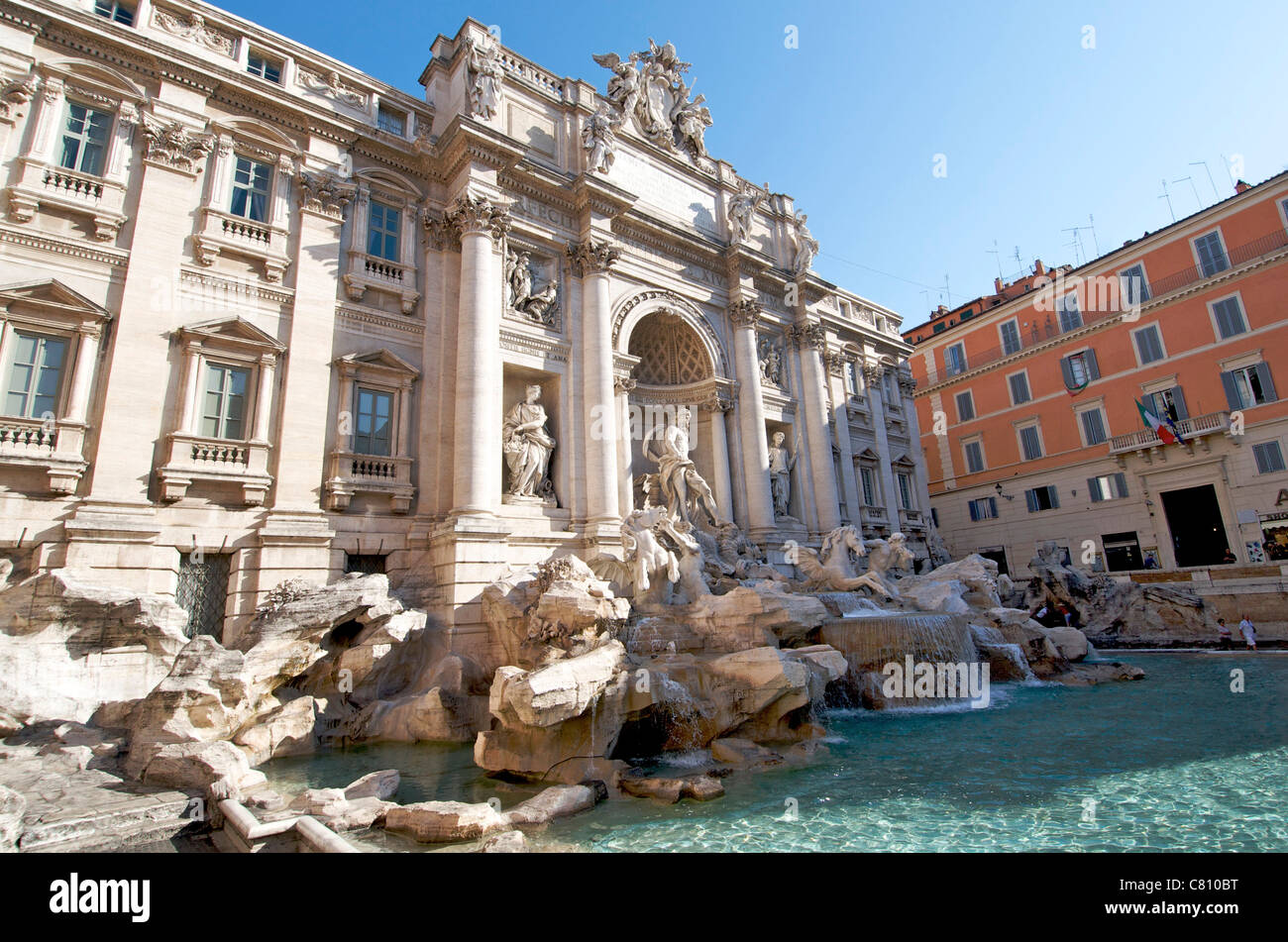 Fontana di Trevi, Rom, Latium, Italien, Europa Stockfoto