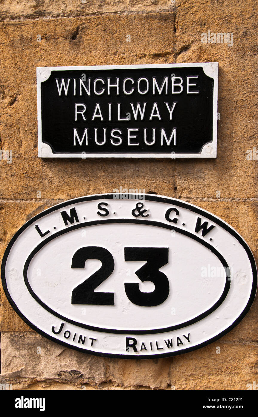 Eisenbahnmuseum, Winchcombe, Gloucestershire, Cotswolds, UK Stockfoto