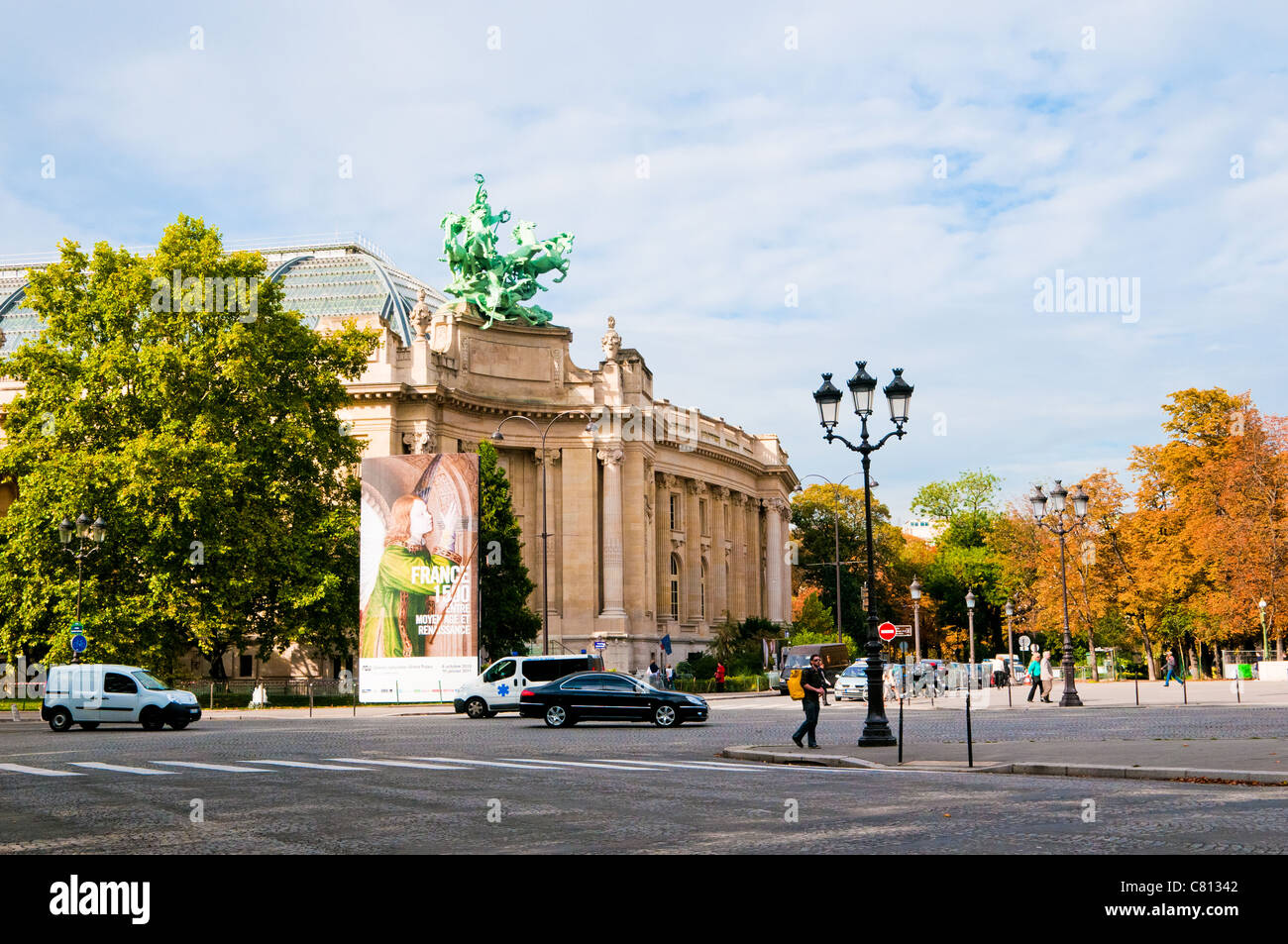 Die Avenue des Champs-Élysées Stockfoto