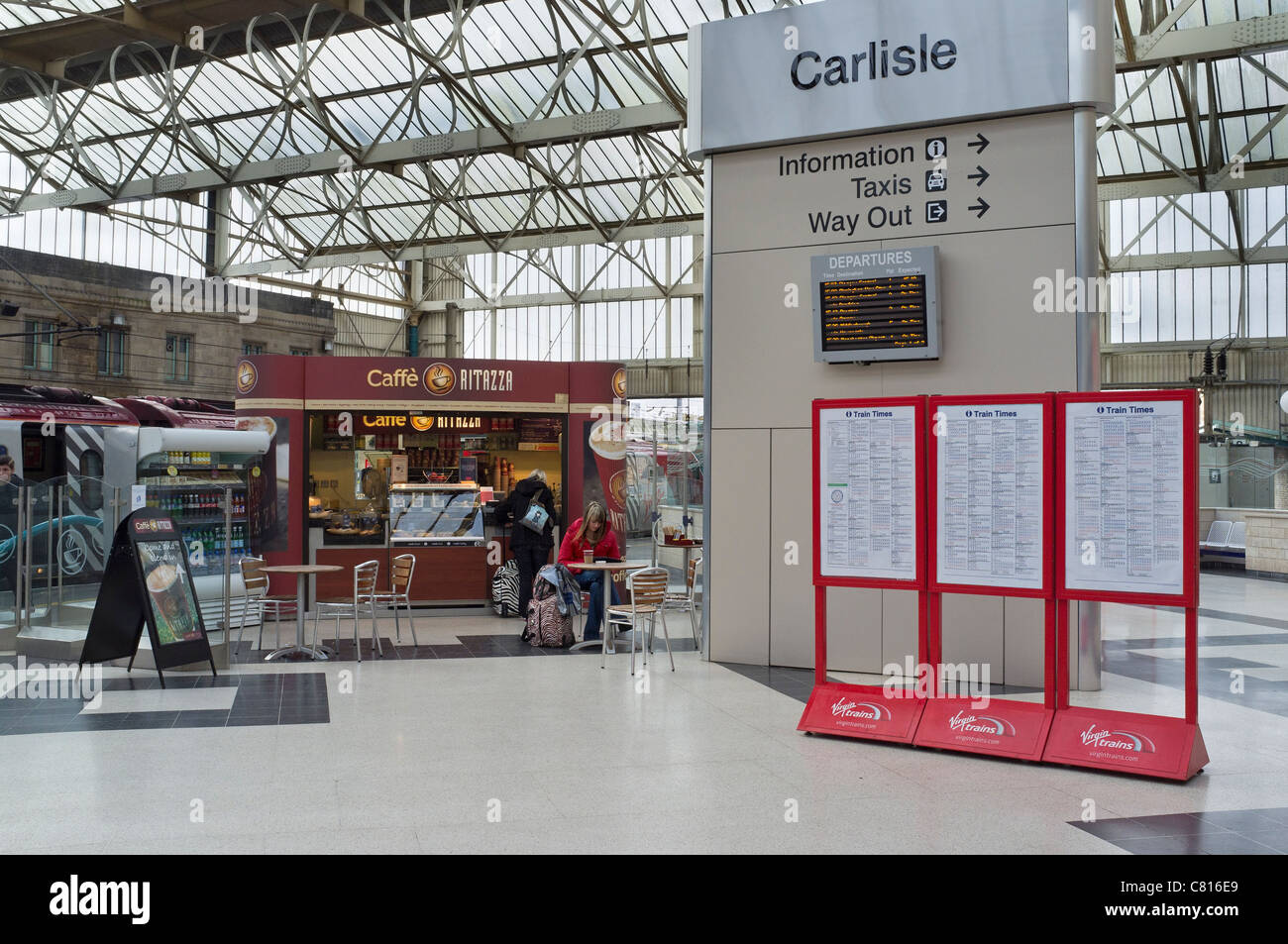 Carlisle Railway Station Stockfoto